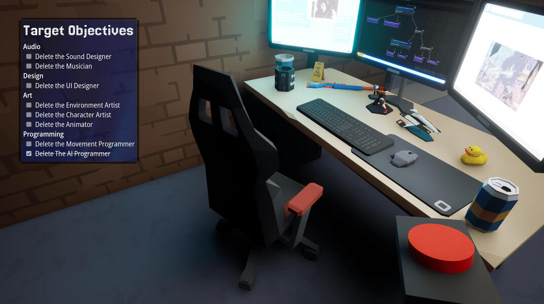 AI Programmer Desk AI Programmer Desk