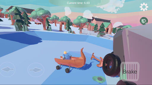 Down the Hill In Game Screenshot Down the Hill In Game Screenshot